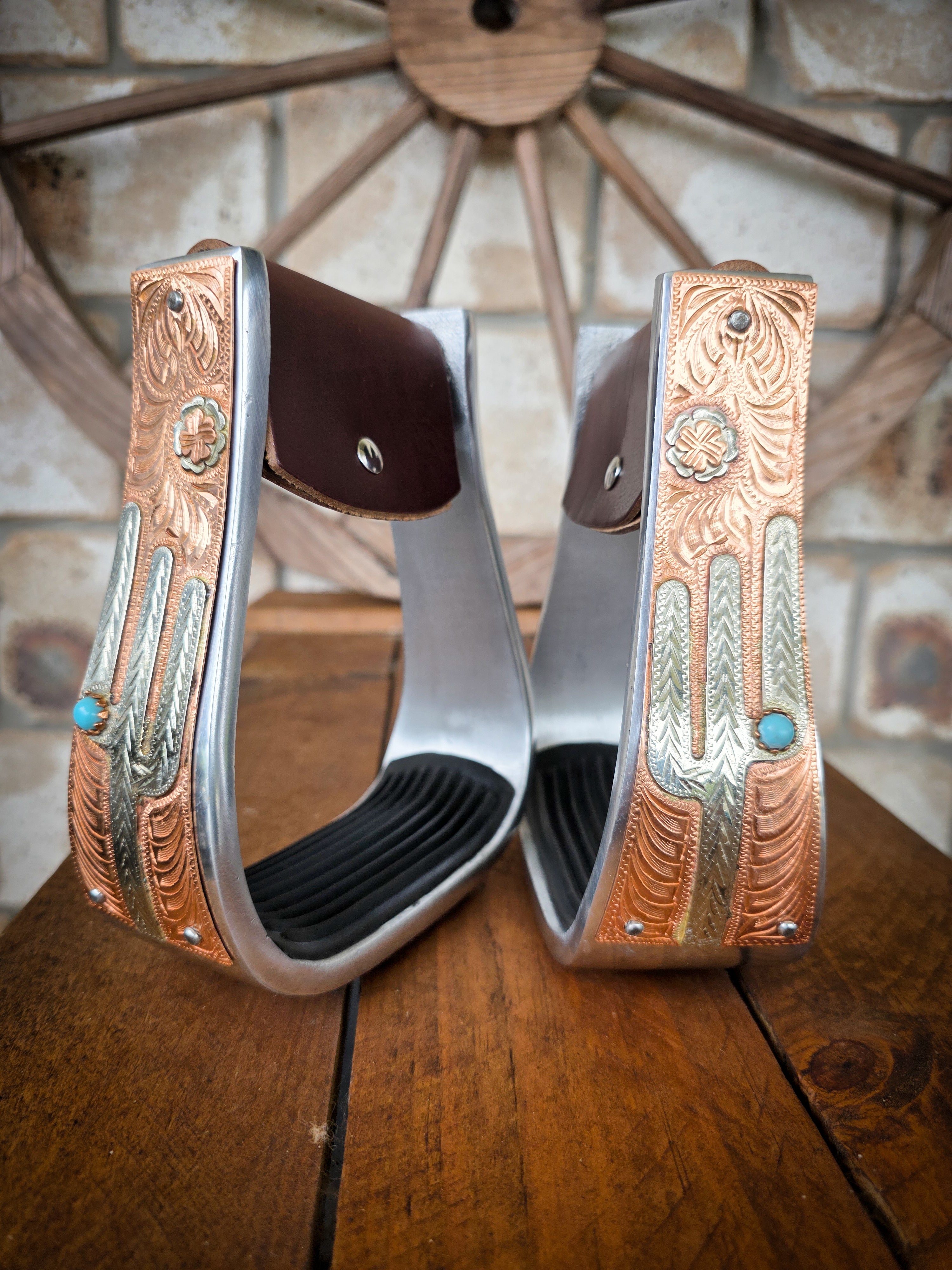Iron Cactus Stirrups