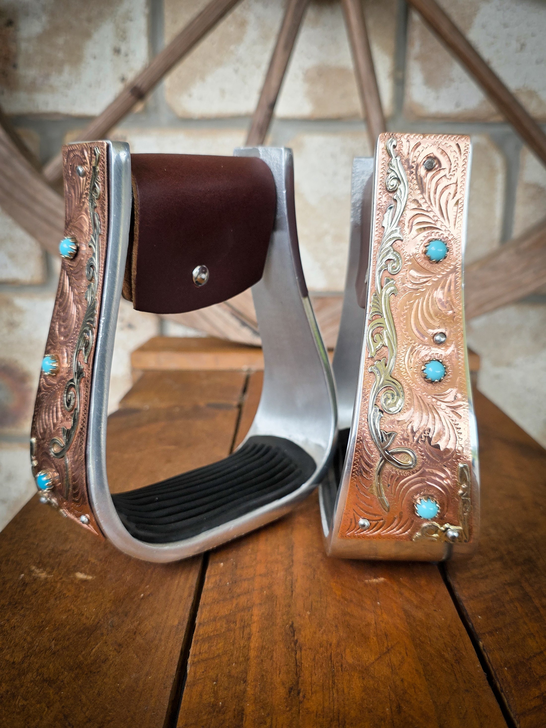 Turquoise Trail Stirrups