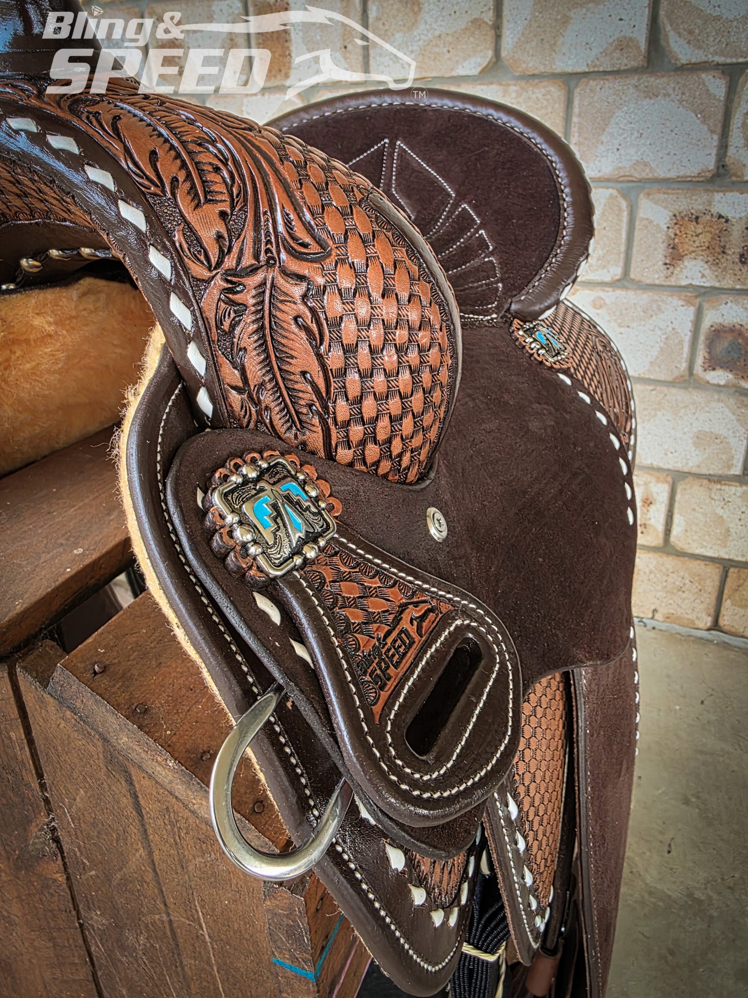 Leather Barrel Saddle - LBS15