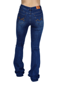 Load image into Gallery viewer, Medium Wash Signature Bootcut Denim Jeans
