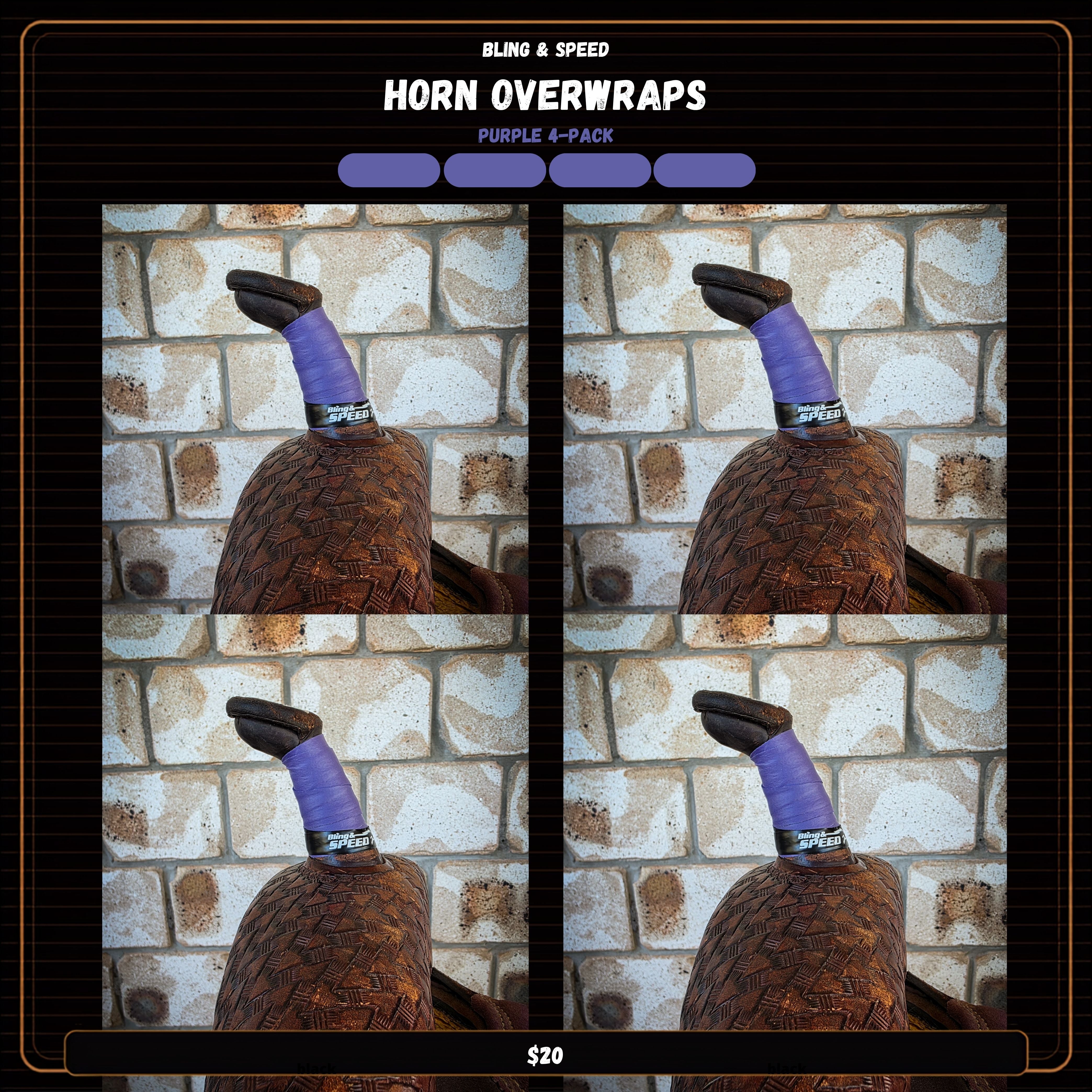Horn Wrap 4-Pack - 16 Different Pack Options!