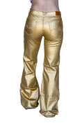 Load image into Gallery viewer, Gold Metallic Signature Trouser
