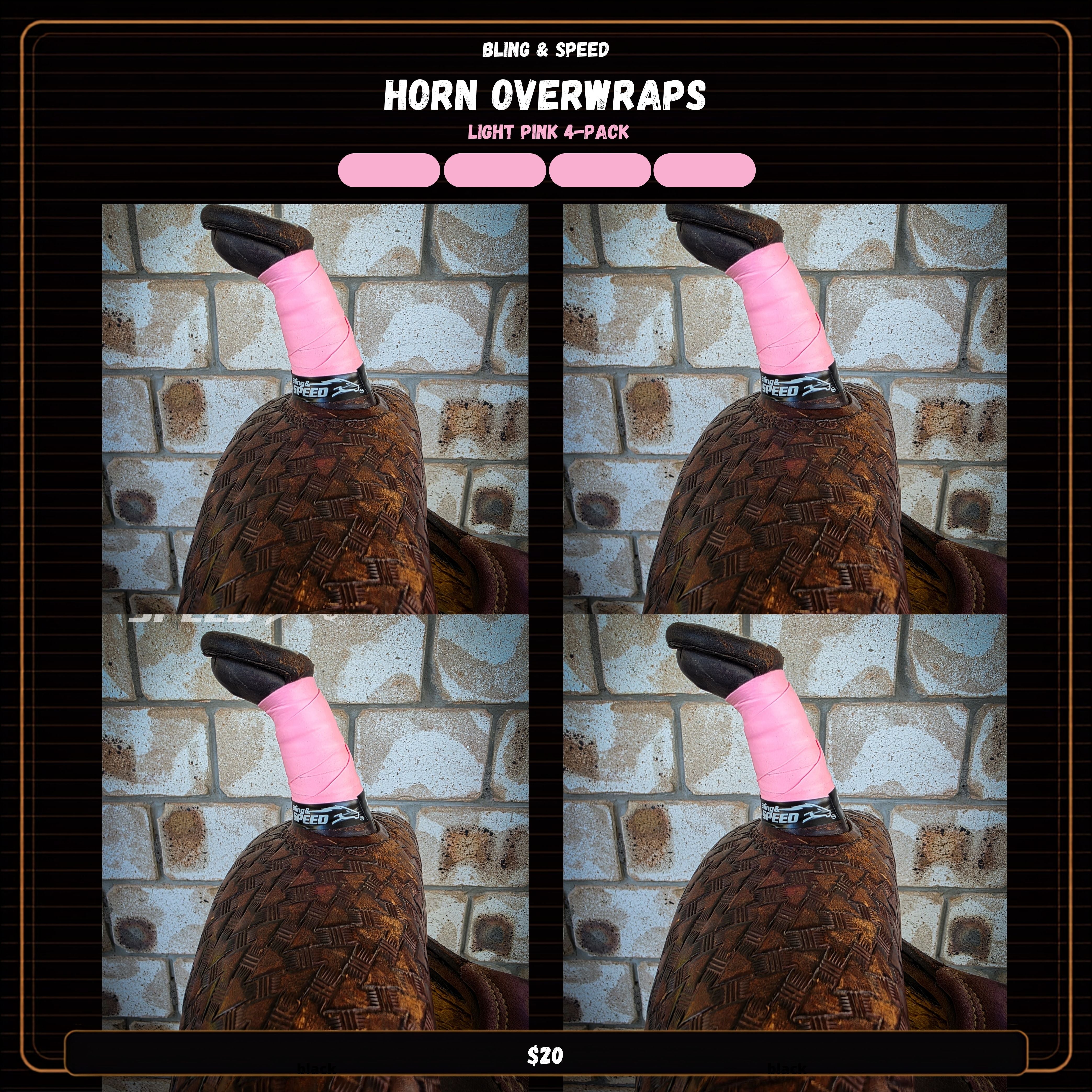 Horn Wrap 4-Pack - 16 Different Pack Options!