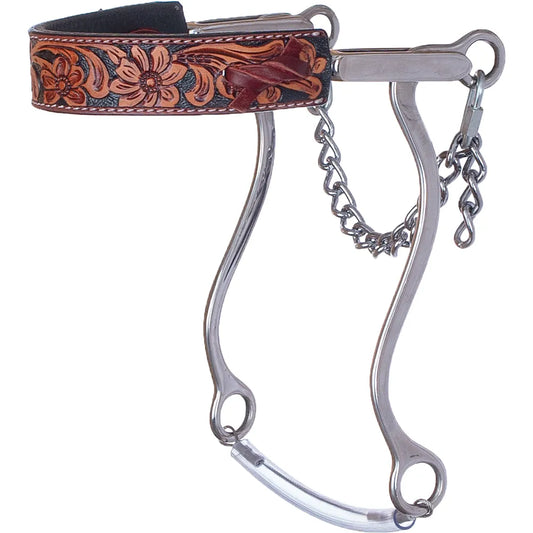 951 TOOLED MECHANICAL HACKAMORE - Floral Tooling