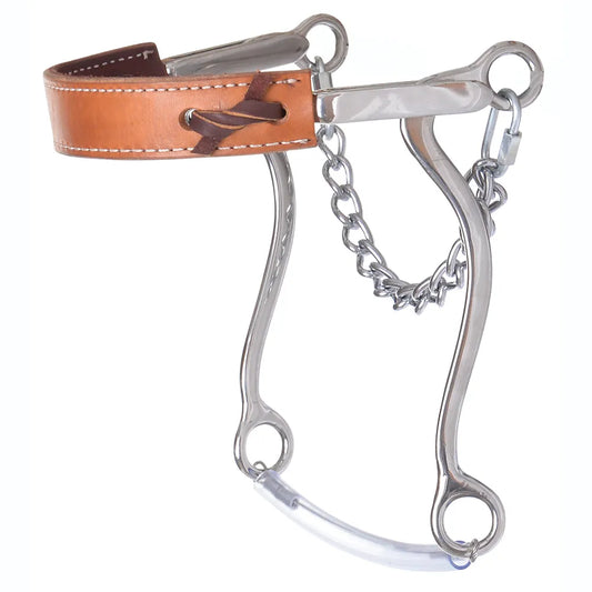 951P PONY LEATHER NOSE MECHANICAL HACKAMORE