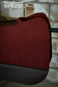 Load image into Gallery viewer, Full Wither Relief Merino Wool Felt Saddle Pad - Burgundy
