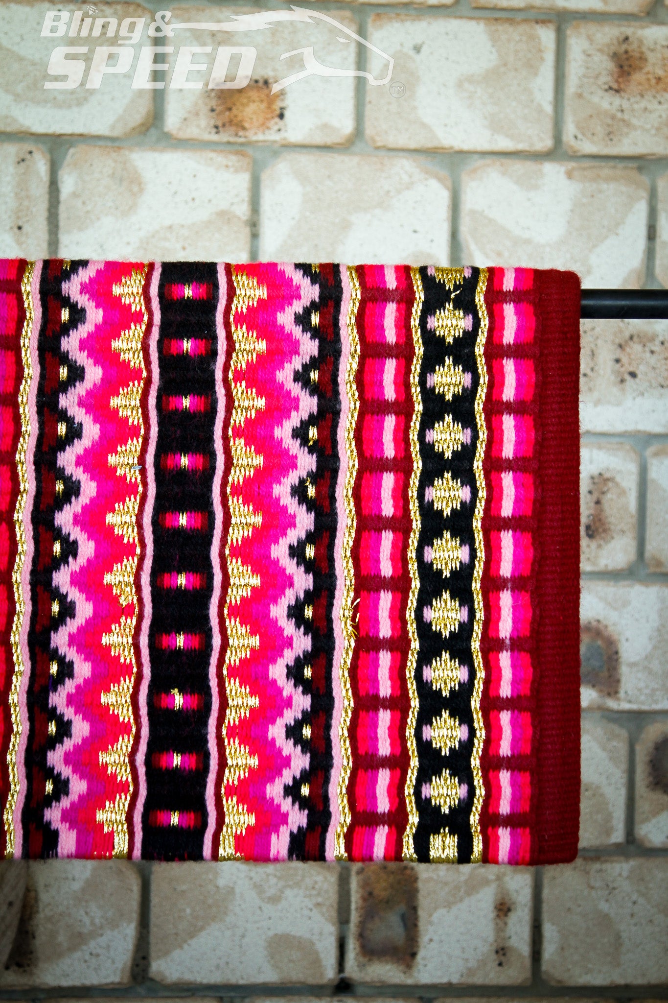 Ruby Riot Show Blanket - 34" Spine