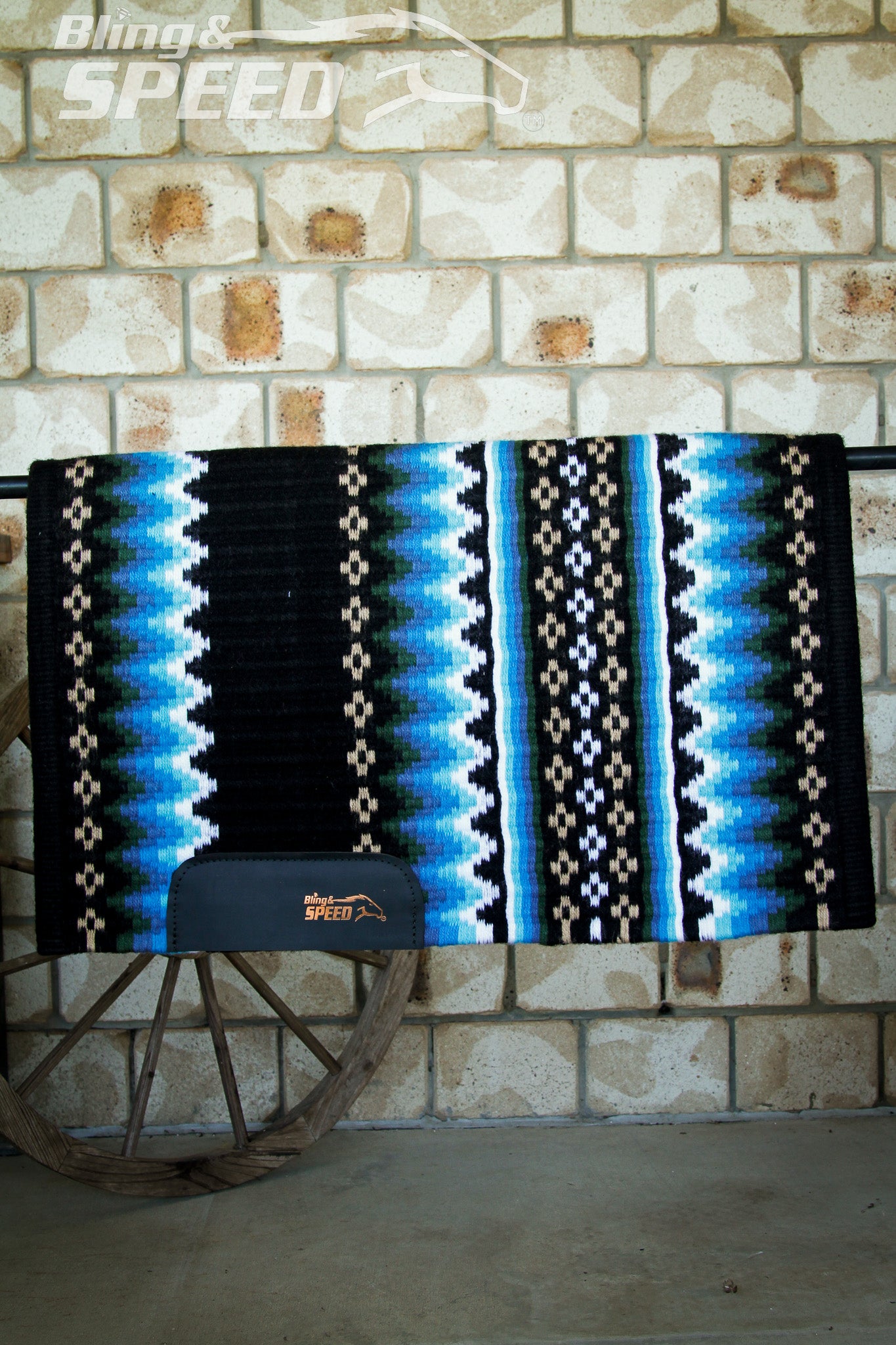 Blue Steel Show Blanket - 34" Spine