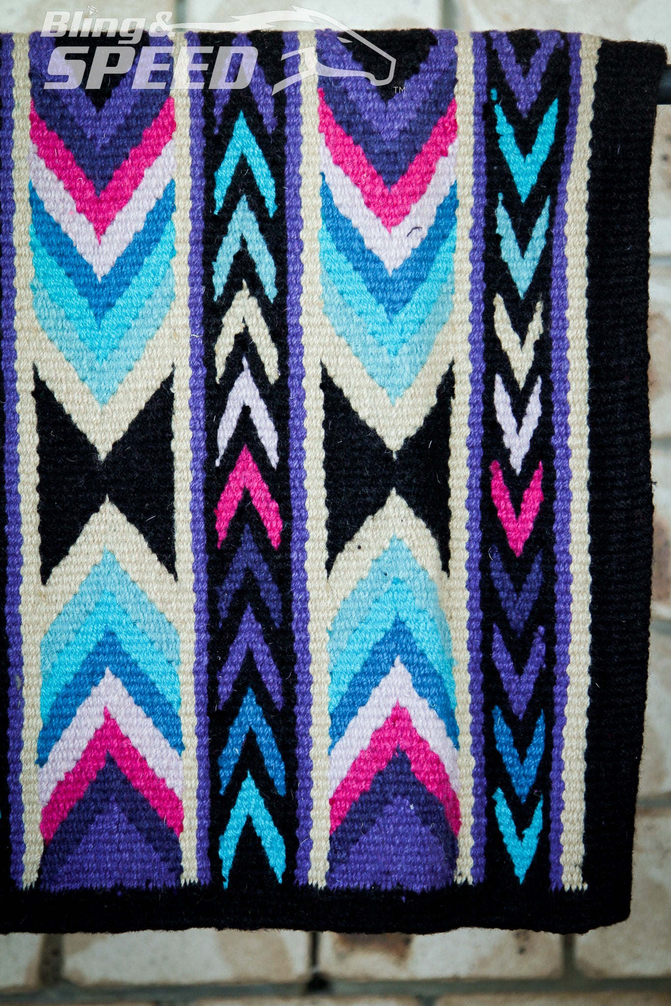 After Dark Ranch Saddle Blanket - 34" Spine