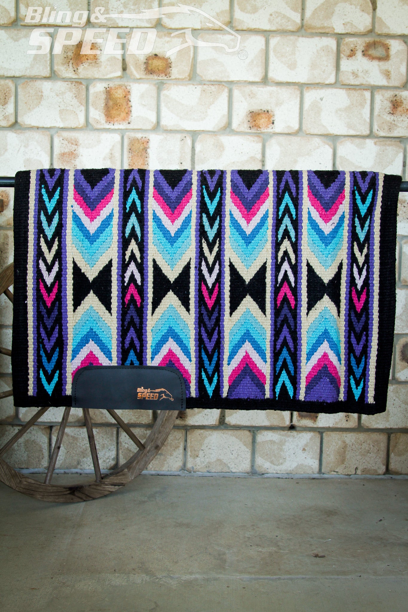 After Dark Ranch Saddle Blanket - 34" Spine