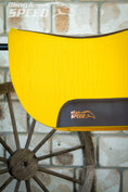 Load image into Gallery viewer, Standard Wither Relief - Round Skirt Merino Wool Barrel and Fender Saddle Pad - Yellow
