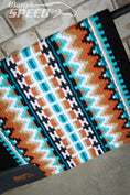 Load image into Gallery viewer, Turquoise Dust Show Blanket - 34" Spine
