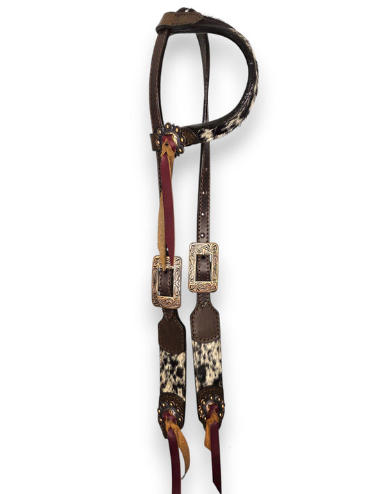 "Outlaw Hide" Cowhide Roughout Tack Set