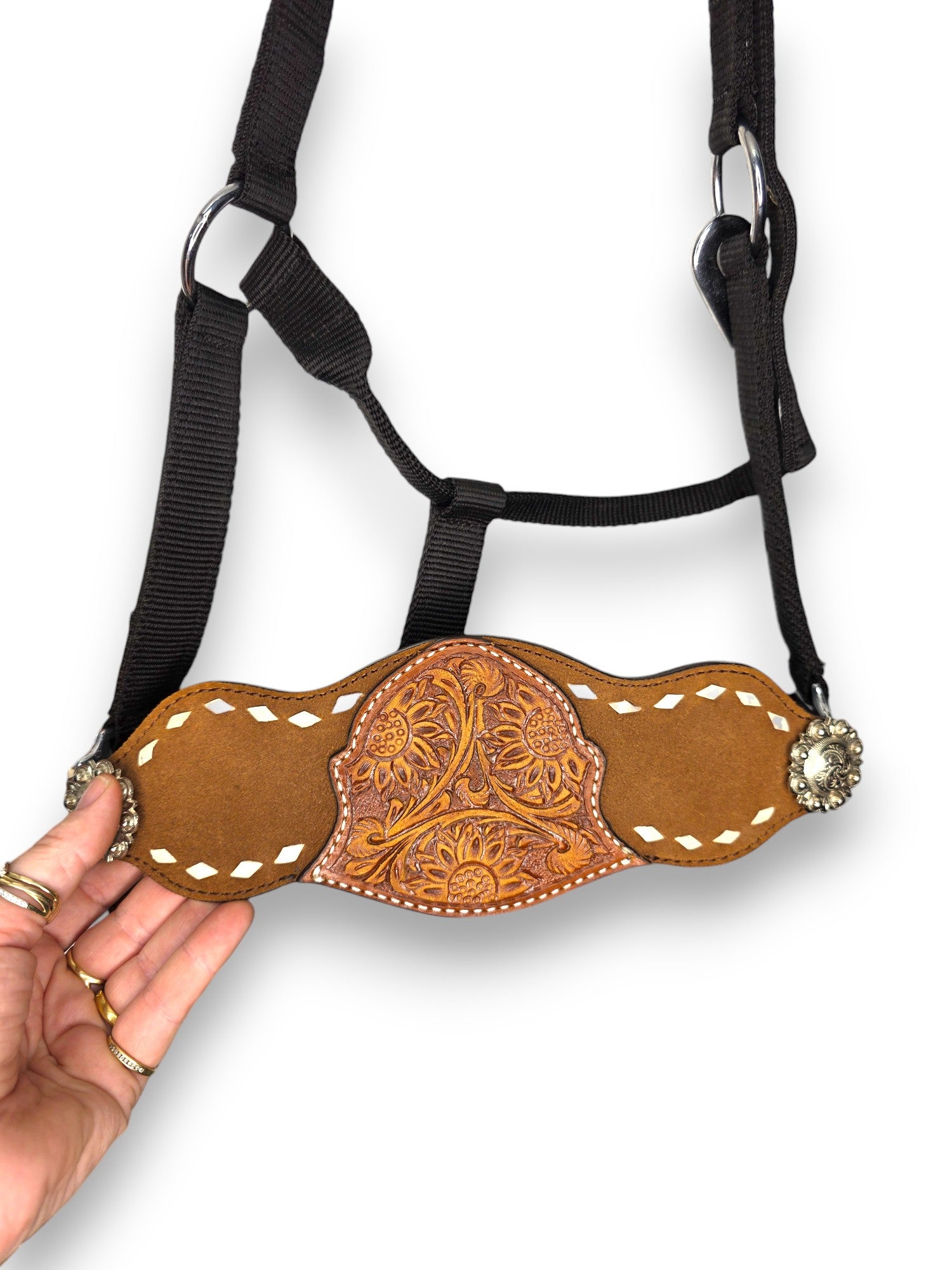 "Sunrise Ridge" Tooled Buckstitch Tack Set