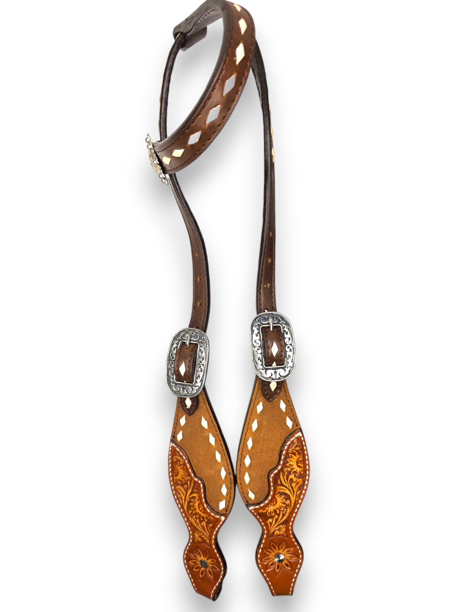 "Sunrise Ridge" Tooled Buckstitch Tack Set