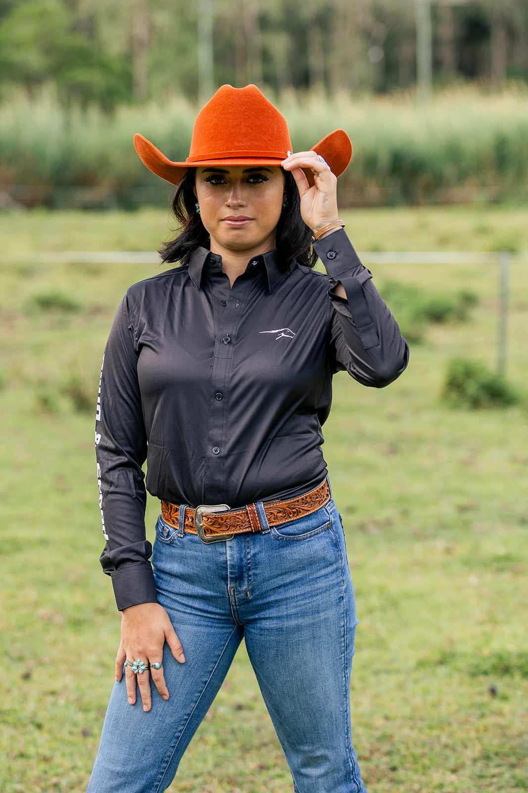 Desert Crown Felt Hat - Rust
