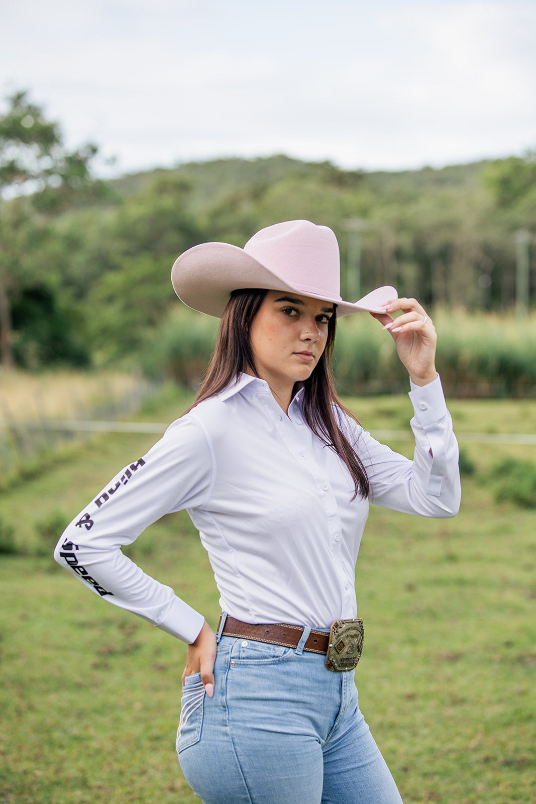 Desert Crown Felt Hat - Light Pink