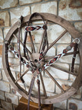Load image into Gallery viewer, Beaded Outback Breastcollar, Bridle and Wither strap Set
