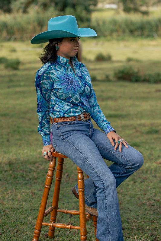 Cowgirl Kaleidoscope Arena Shirt