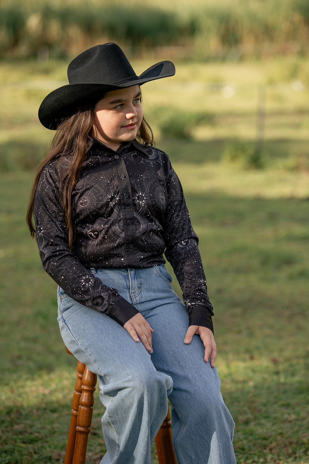 Desert Crown Felt Hat - Black