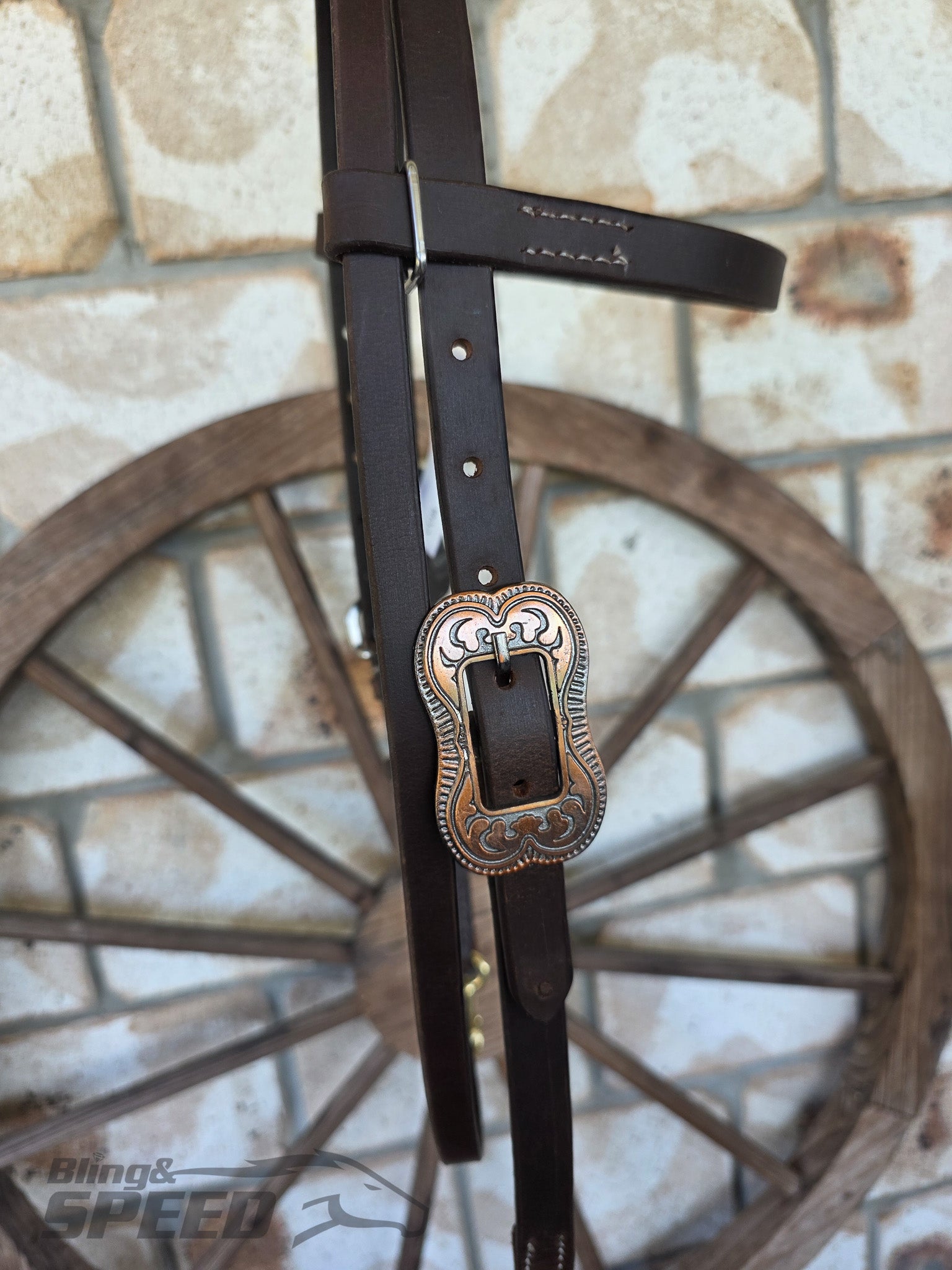 Classic Copper Buckle Quick-Change Bridle