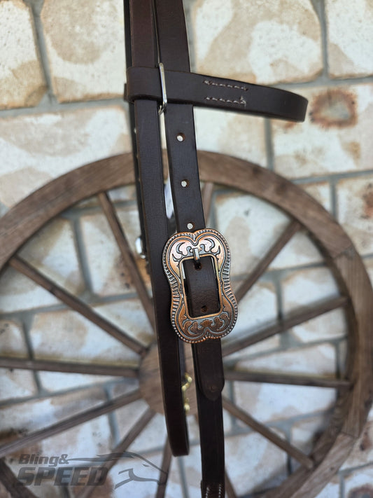 Classic Copper Buckle Quick-Change Bridle