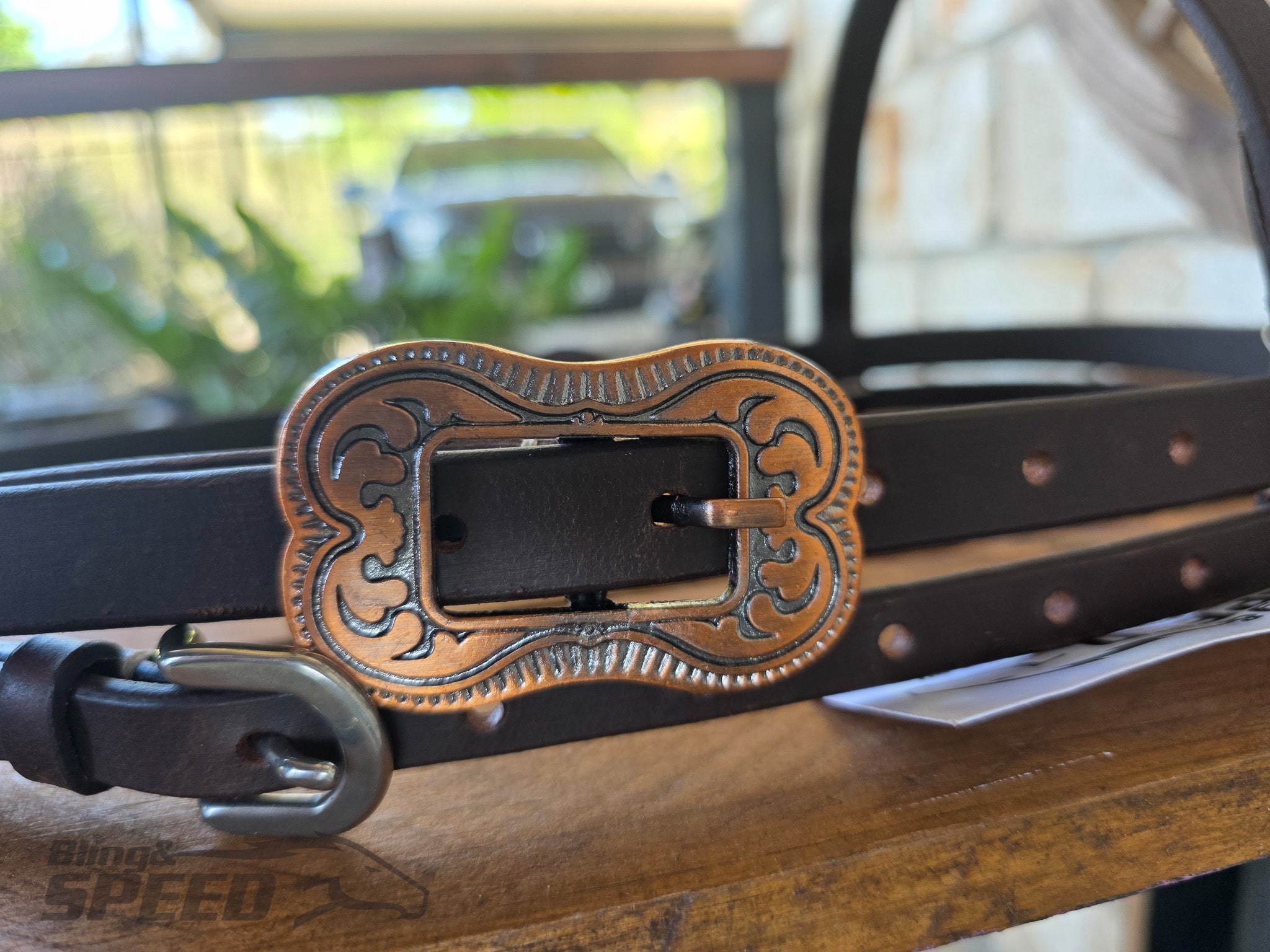 Classic Copper Buckle Quick-Change Bridle