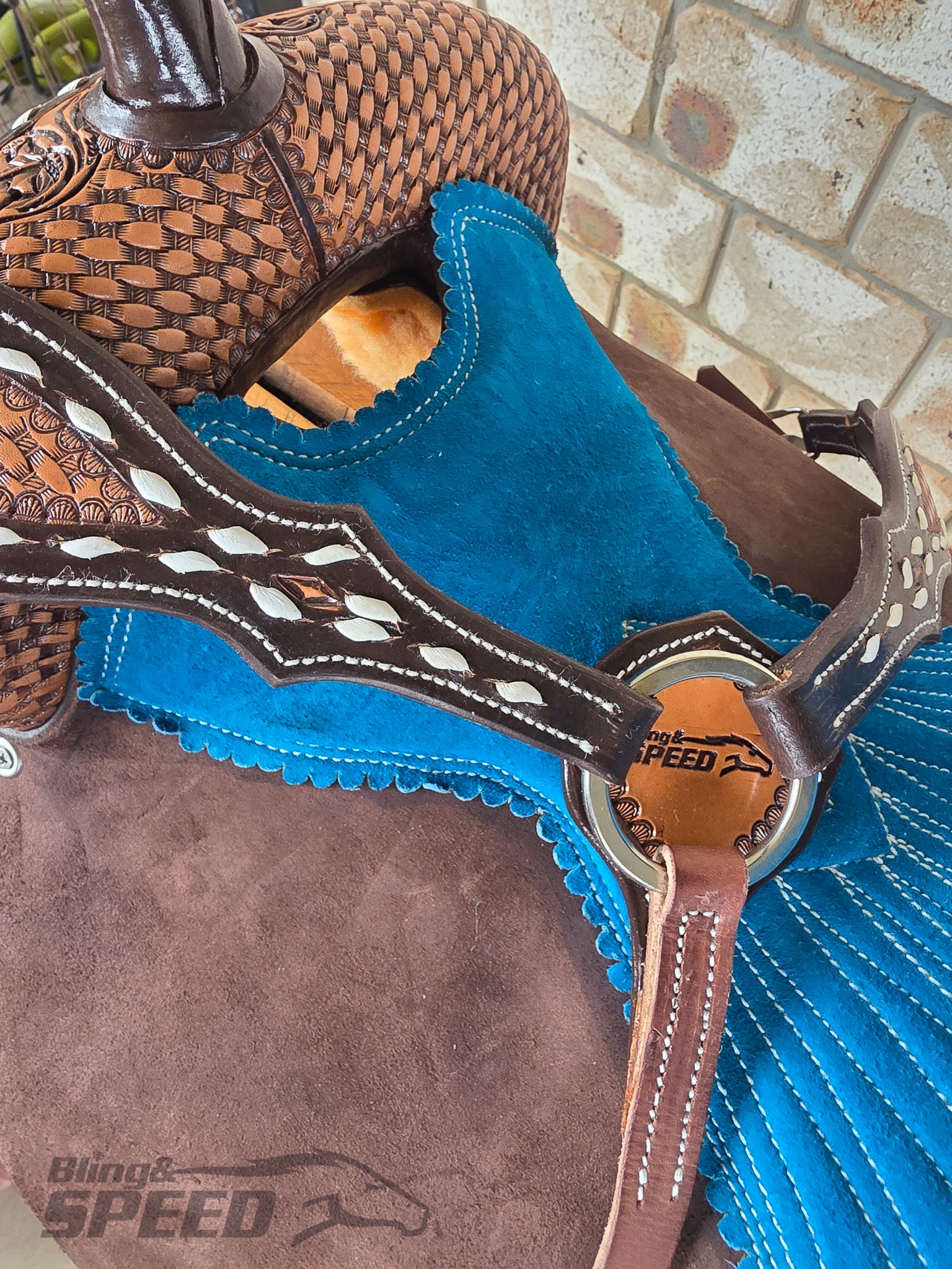 Leather Barrel Saddle - LBS12