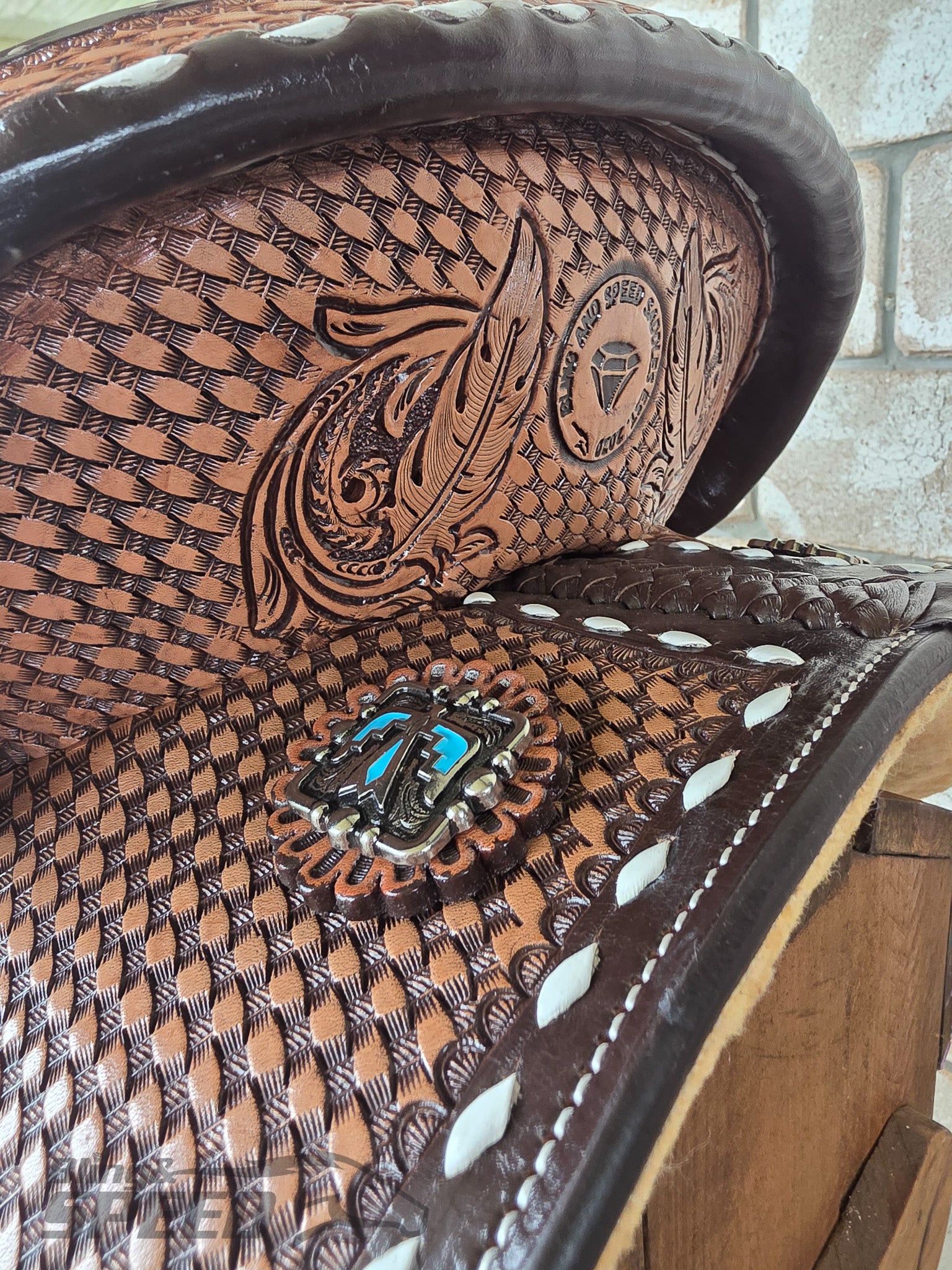 Leather Barrel Saddle - LBS12