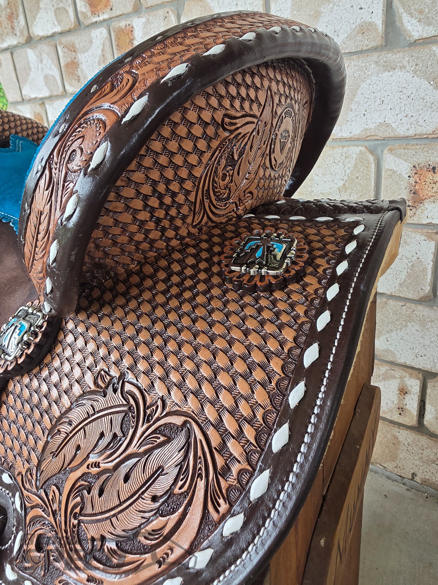 Leather Barrel Saddle - LBS12