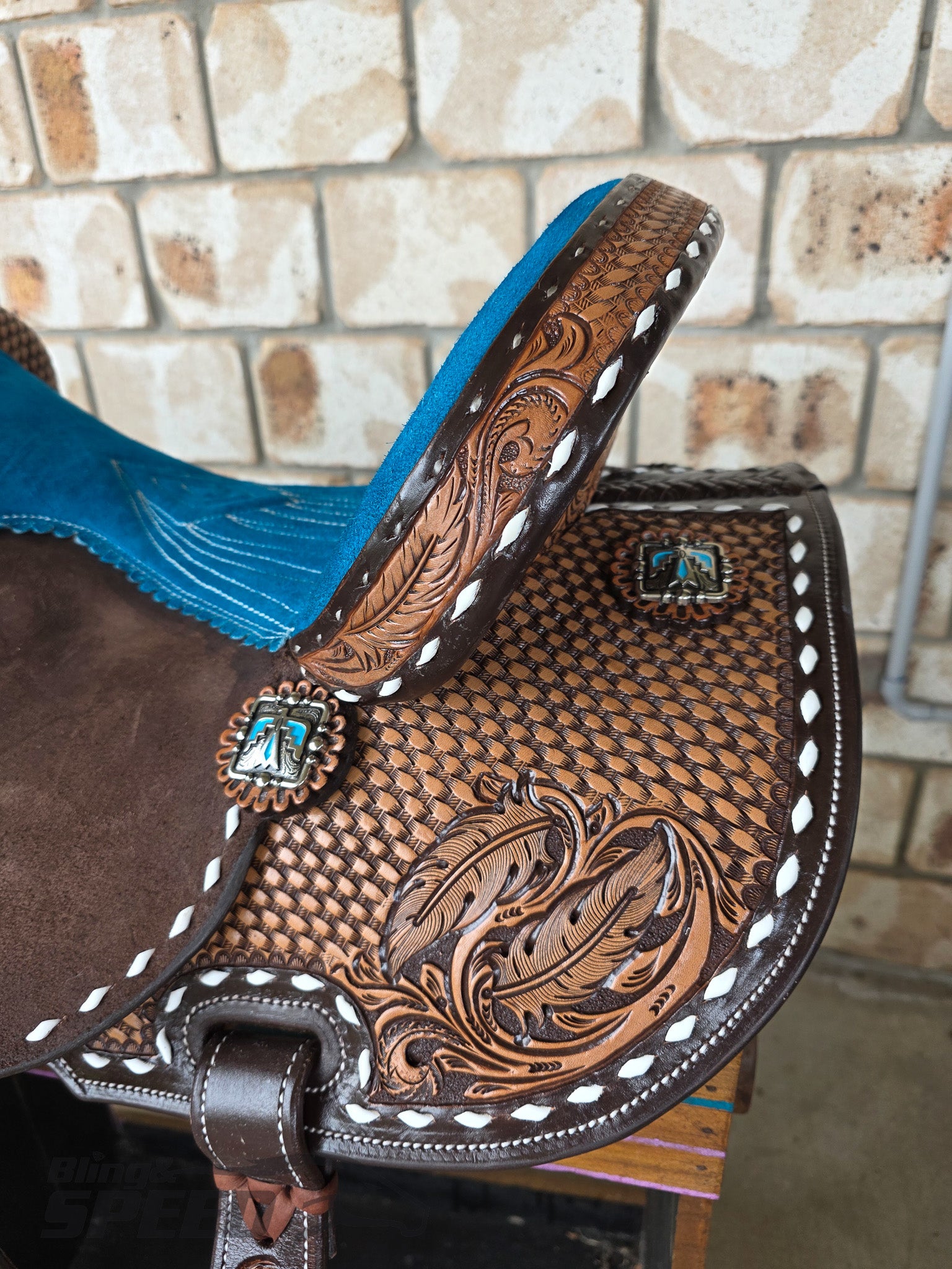 Leather Barrel Saddle - LBS12