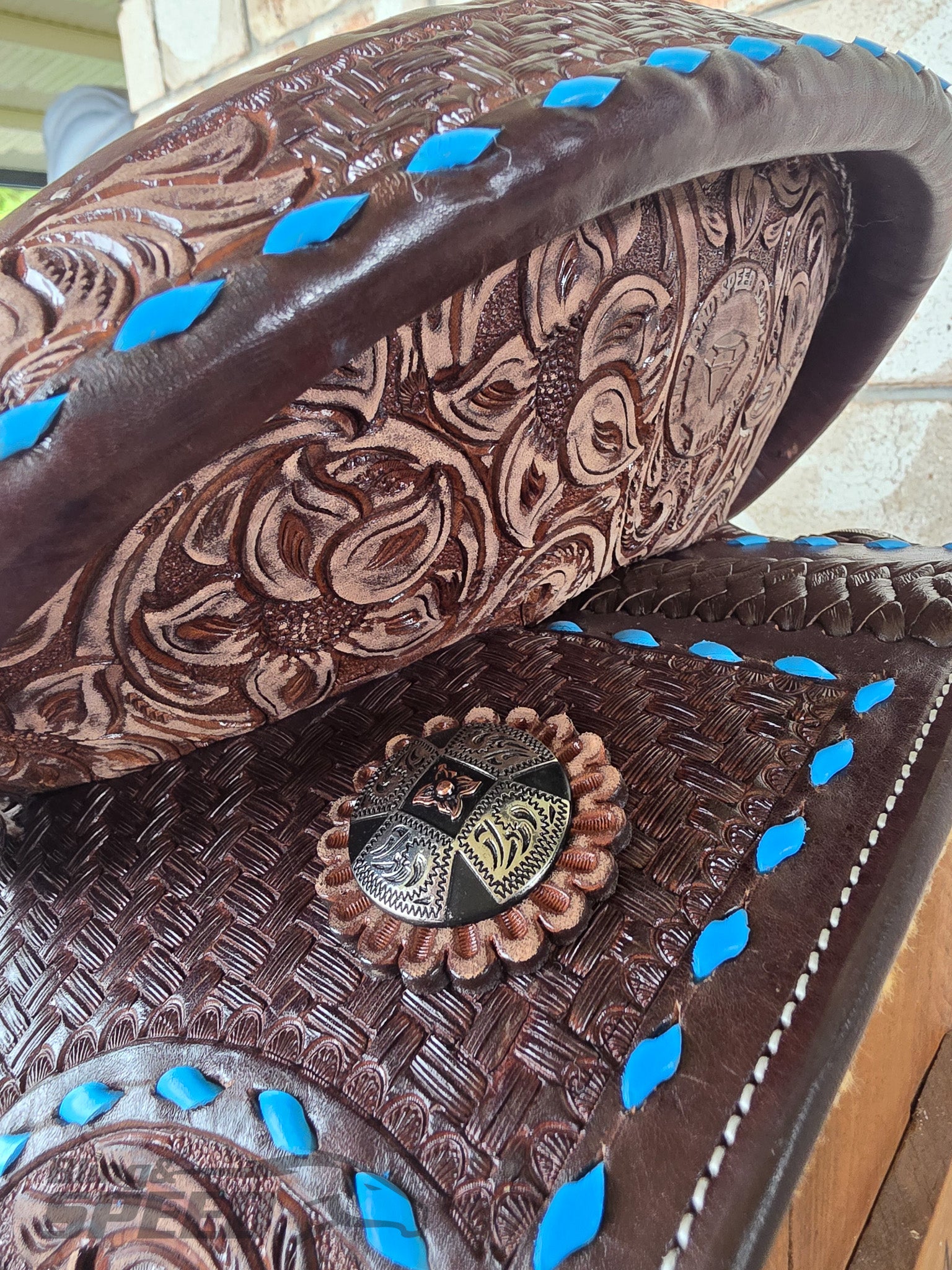 Leather Barrel Saddle - LBS11