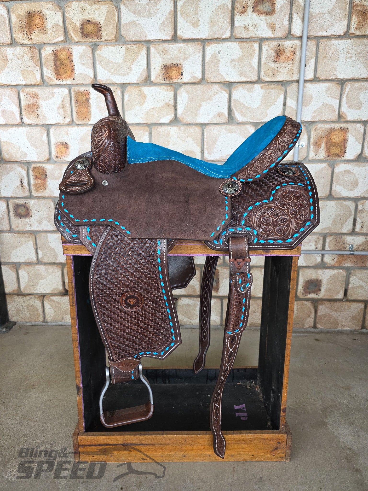 Leather Barrel Saddle - LBS11