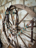 Load image into Gallery viewer, Beaded Heatwave Breastcollar, Bridle and Wither strap Set
