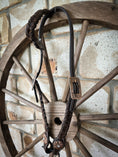 Load image into Gallery viewer, One Ear Plait Bridle with Sunflower Concho
