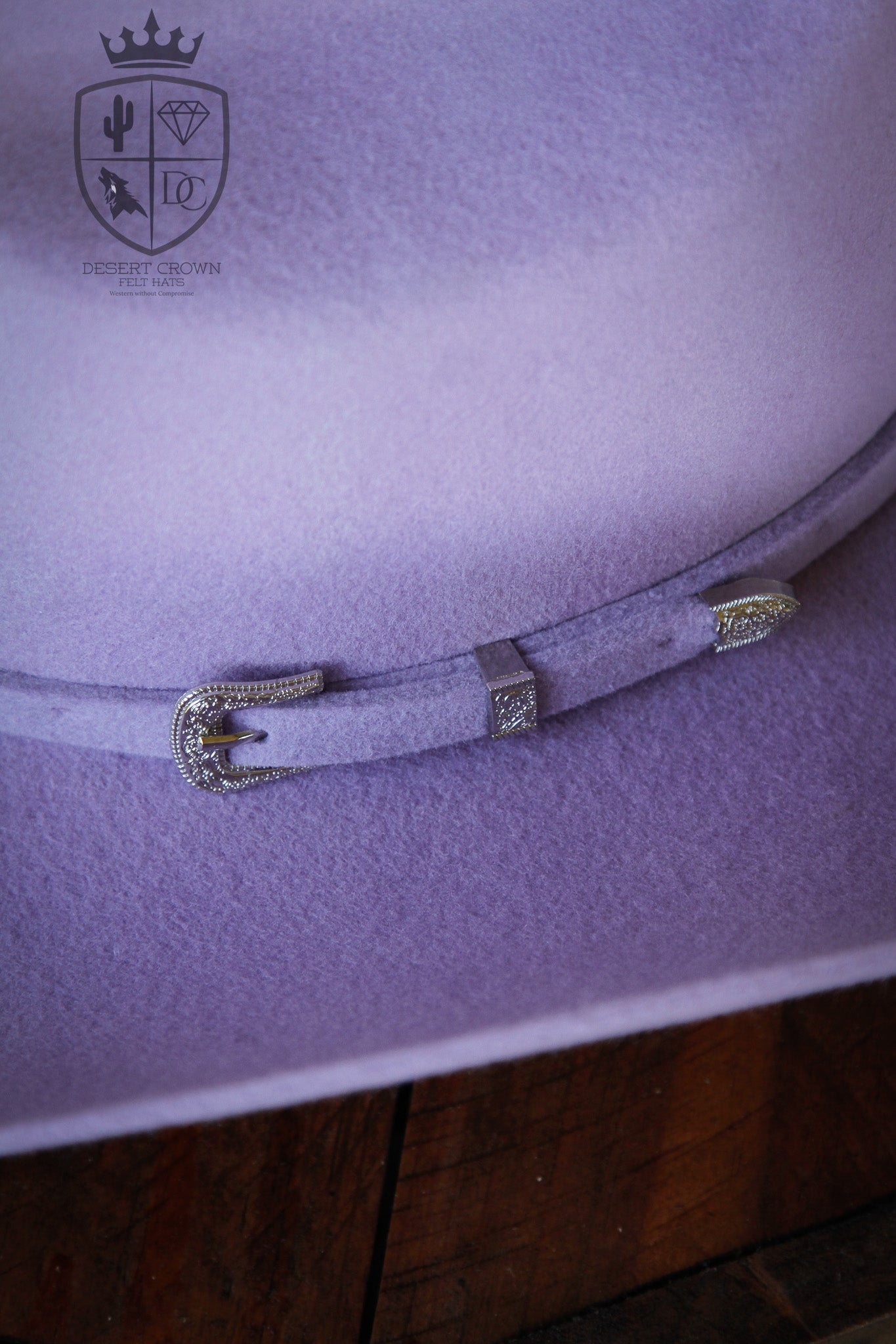 Desert Crown Felt Hat - Lavender