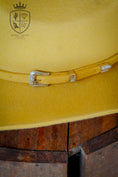 Load image into Gallery viewer, Desert Crown Felt Hat - Yellow
