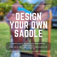 Design Your Own Neoprene Leather Mix Barrel Saddle