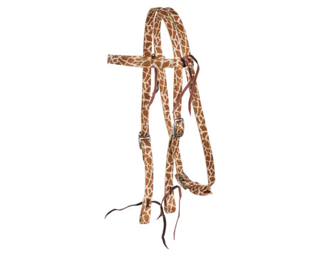 Fort Worth Printed Headstall - Giraffe