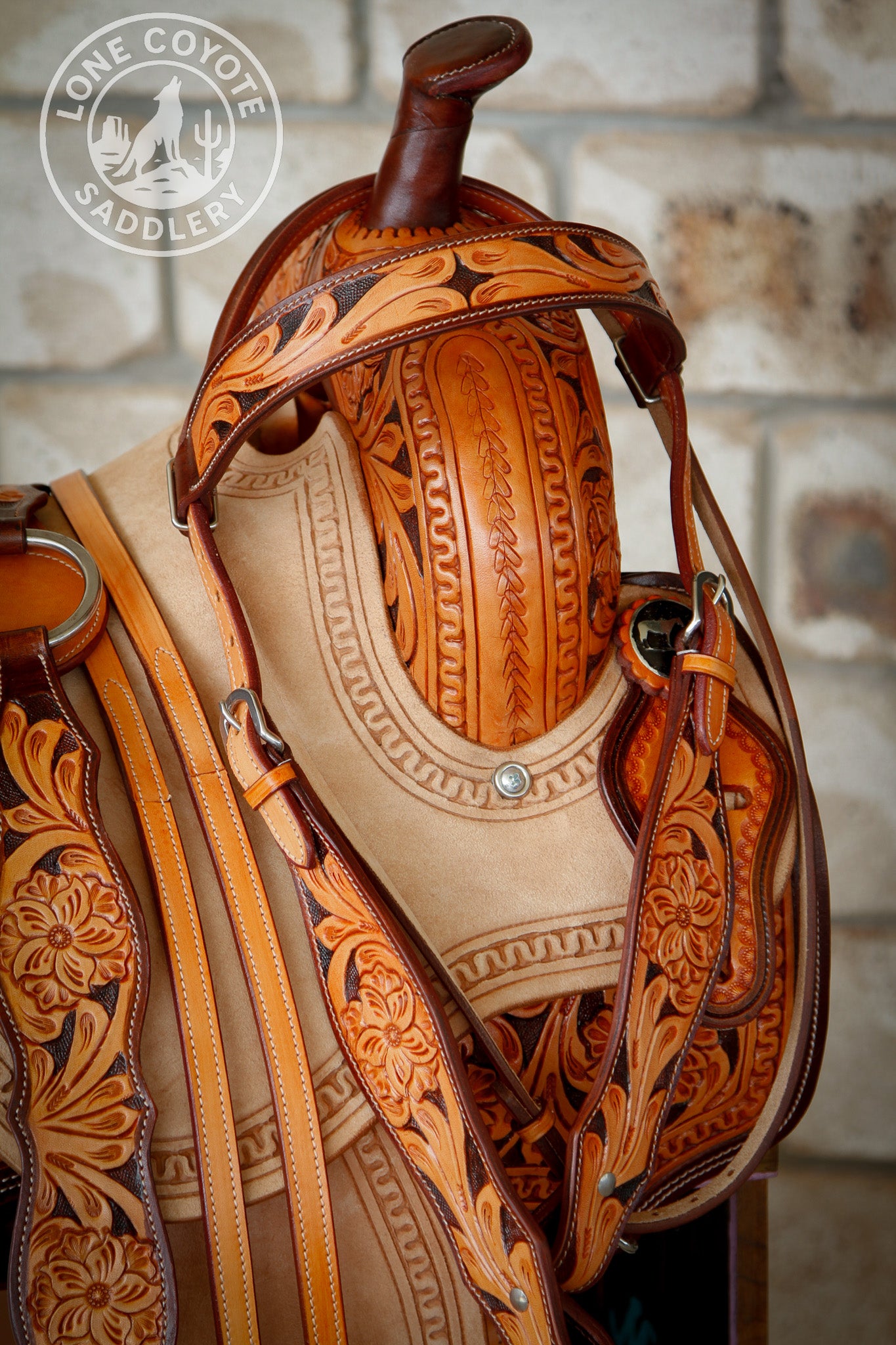 Lone Coyote Fully Mounted Barrel Saddle Package – PREORDER