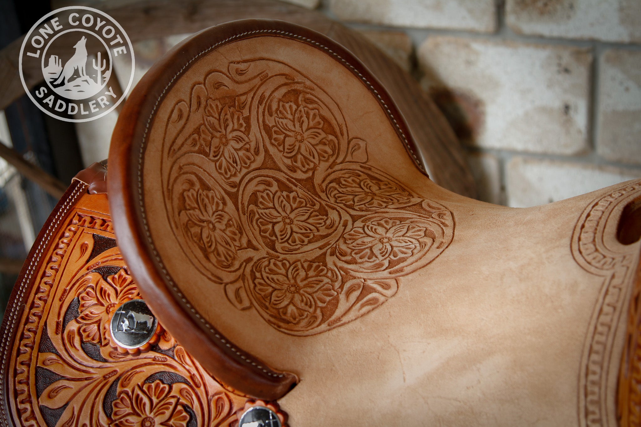 Lone Coyote Fully Mounted Barrel Saddle Package – 14.5"