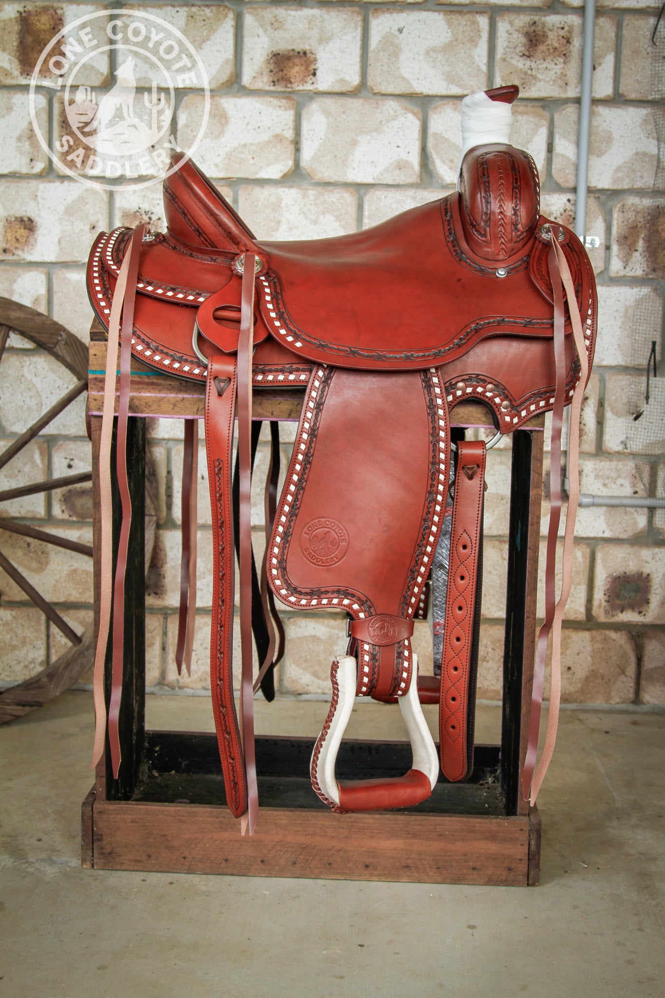 Lone Coyote Fully Mounted Ranch Saddle Set – PREORDER