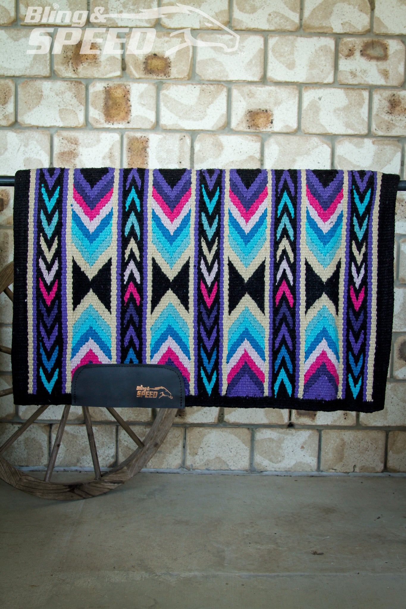 After Dark Ranch Saddle Blanket - 34" Spine