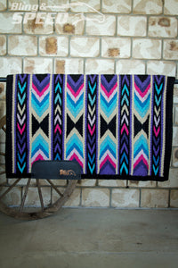 After Dark Ranch Saddle Blanket - 34" Spine
