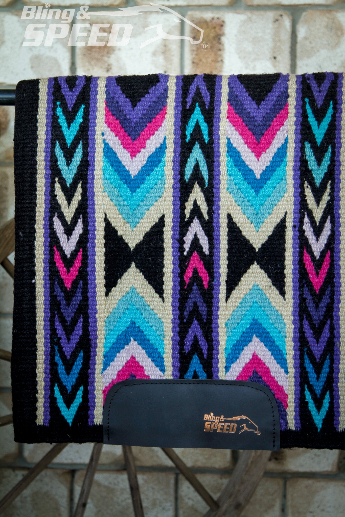 After Dark Ranch Saddle Blanket - 34" Spine