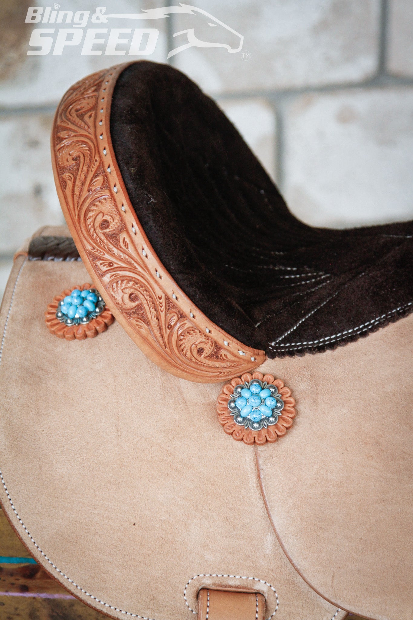 Leather Barrel Saddle - LBS14