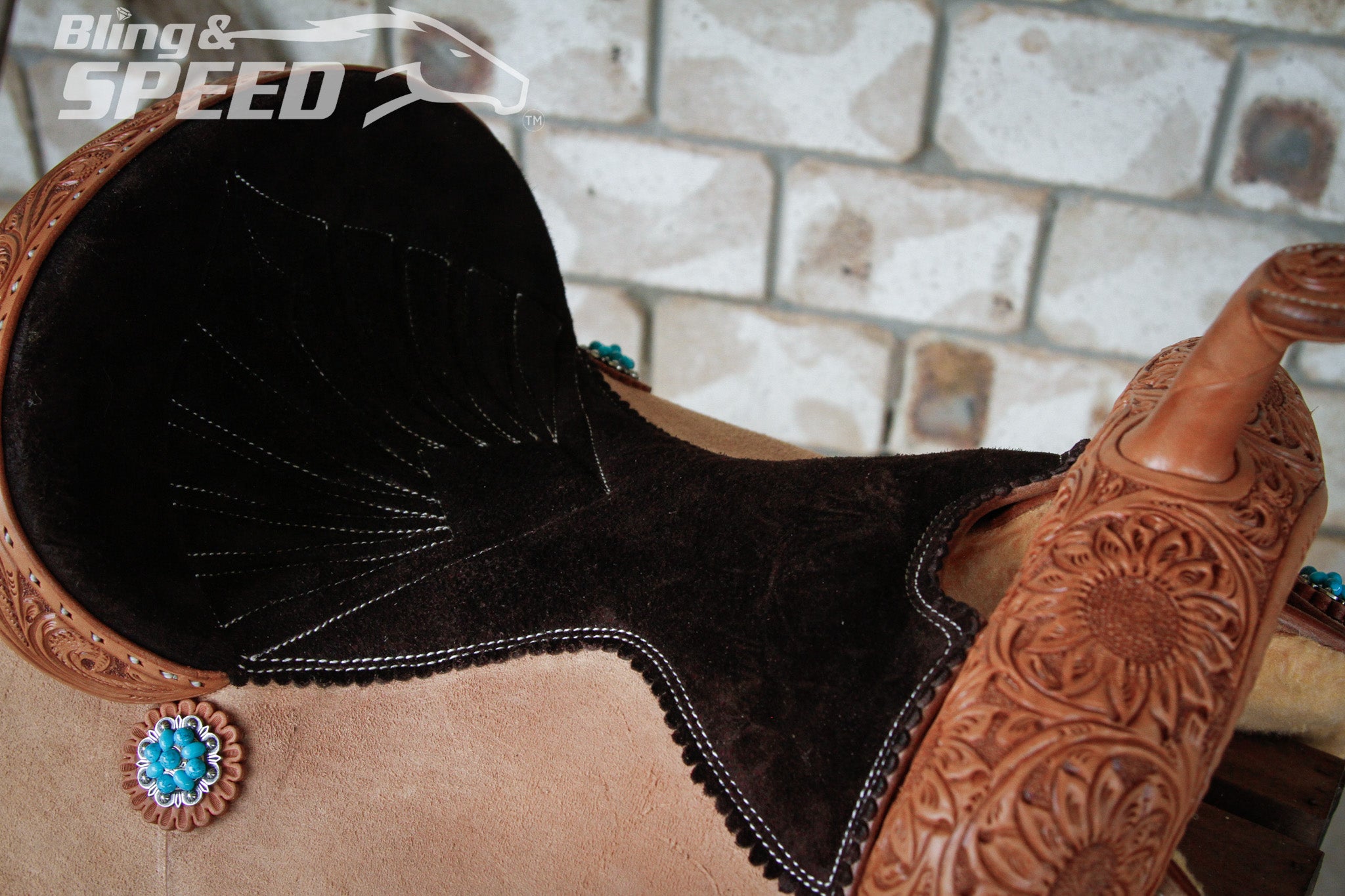 Leather Barrel Saddle - LBS14