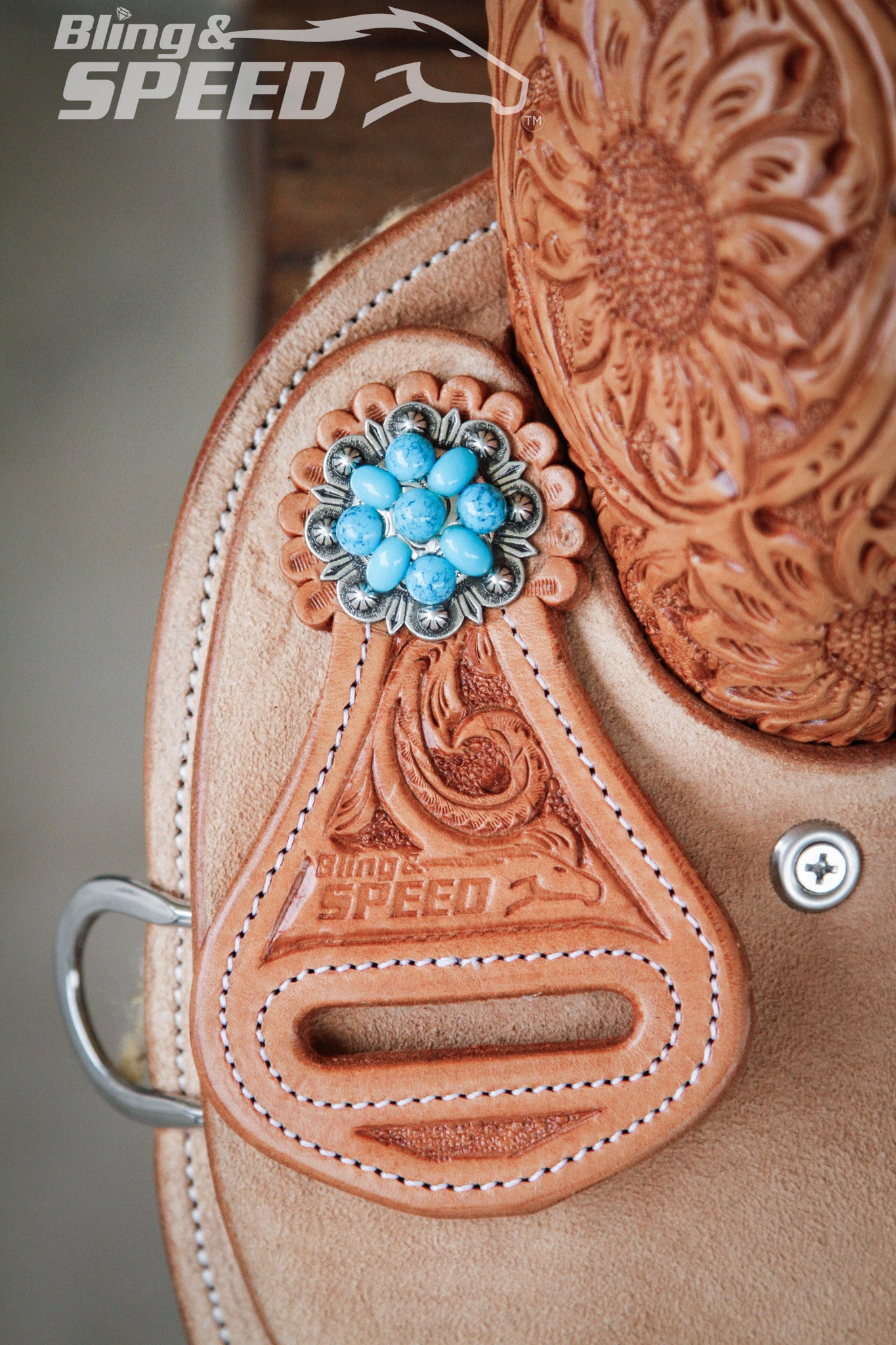 Leather Barrel Saddle - LBS14