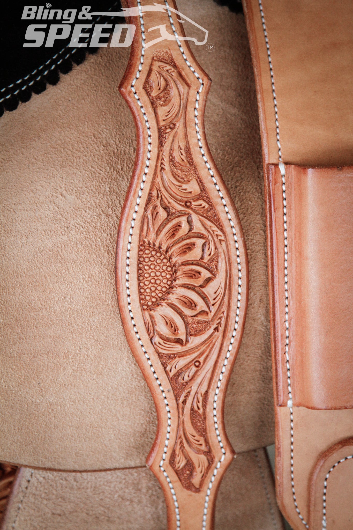 Leather Barrel Saddle - LBS14