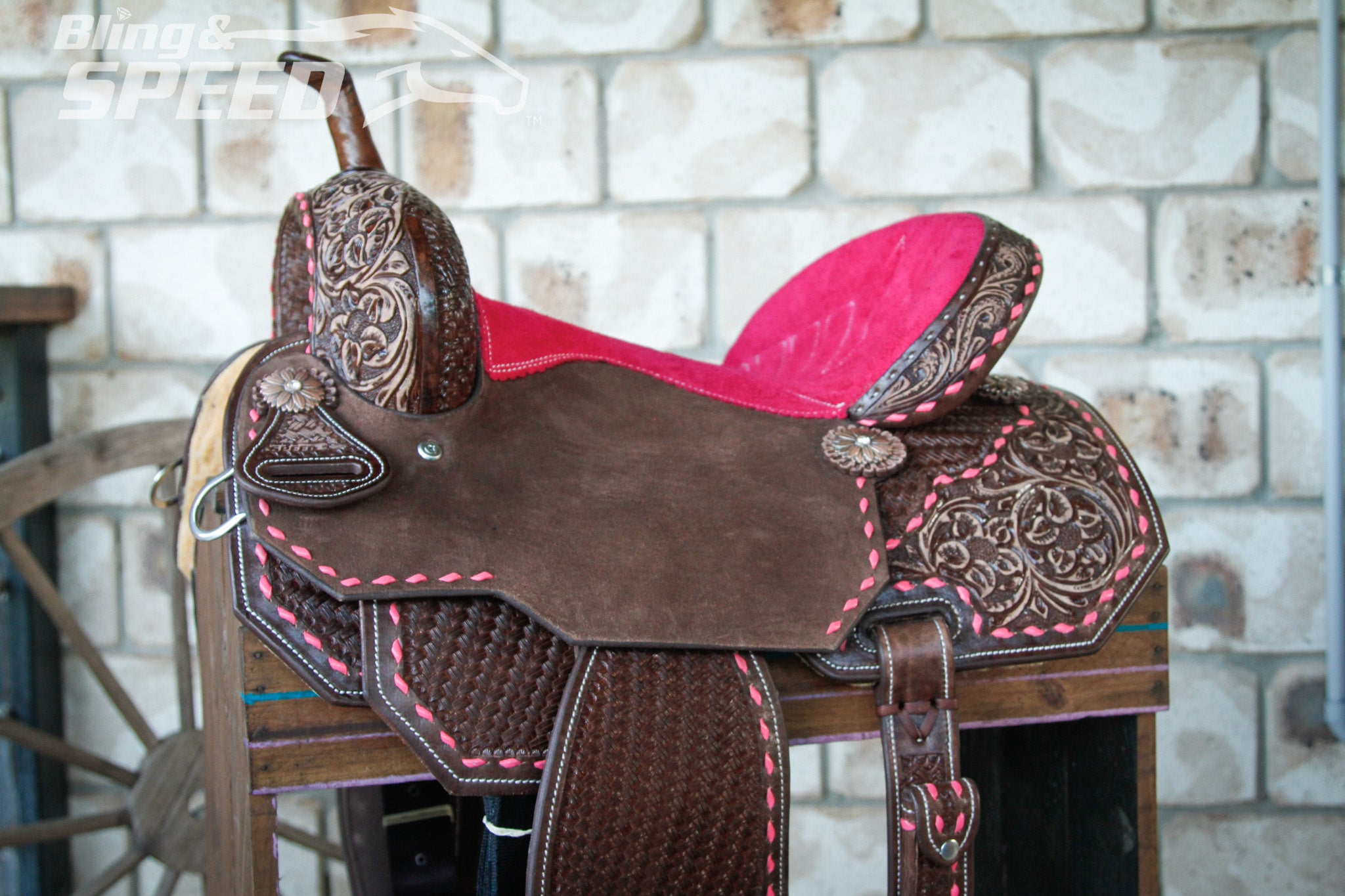Leather Barrel Saddle - LBS10
